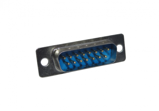 DB15-M Macho DA-15 DB15-Ancho(2-hileras) 39mm 15-pin Conector para Soldar sin/Cubierta