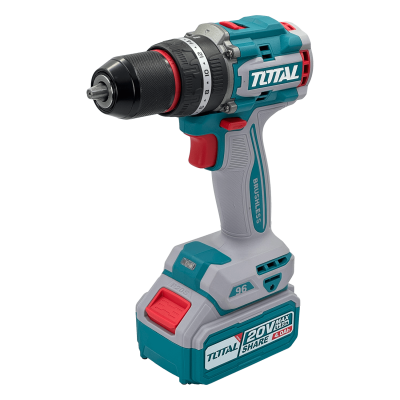 TOTAL-20V TOTAL P20S 20V 2x4A Baterías de Litio Taladro Percutor 1,5-13mm TIDLI20968