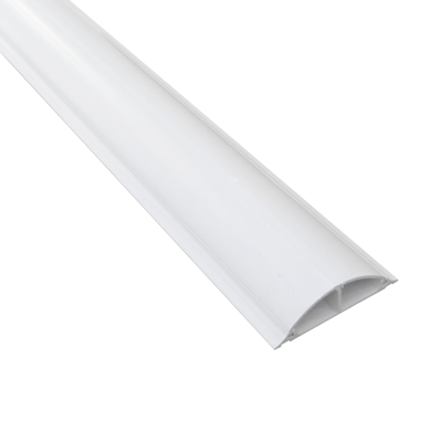 CC-P10025 LINKCHIP Canaleta Plástica de Suelo Blanca 100x25mm 2 metros 2.15mmx1.90mm PVC