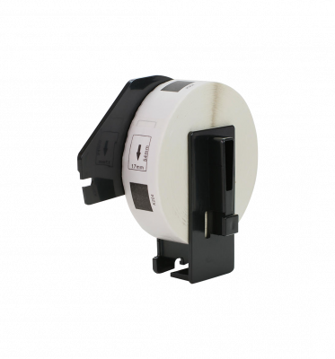 DK1204 BROTHER 17x54mm 400-Etiquetas Autoadhesivas de Papel Blanco para serie-QL