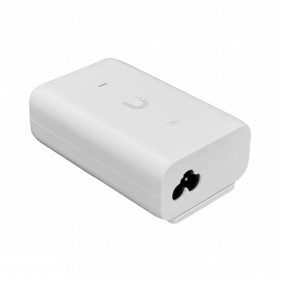 U-POE+30W UBIQUITI 2,5Gbps 48VDC 30W Inyector PoE+ 0,65A 802.3at Conforme a Normativa