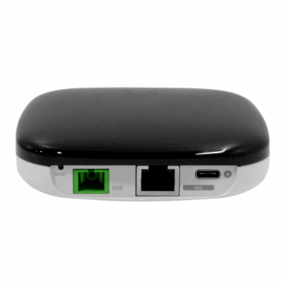 UISP-FIBER-XGS UBIQUITI Equipo Terminal de Red Óptica XGSPON 1-10G 1-SC/APC Monomodo incluye-5V/3A/USB-C 20km Enrutador