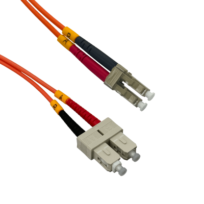 JFMLC2. 2 METROS LC-SC OM1 MULTIMODO MM DÚPLEX LATIGUILLO DE FIBRA 3MM 62.5/125UM