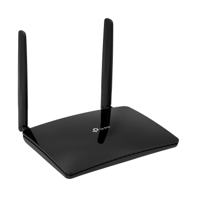 MR400. Enrutador TP-LINK 150mbps 4G/LTE 1-SIM 1-WAN 3-Puertos 100 2-Antenas SMA Doble Banda 2,4/5GHz AC1200