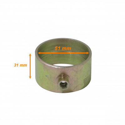 MAST-C4 Soporte base para mástil de 51mm de diámetro que requiere sistema de fijación para tubo telescópico MAST-PL