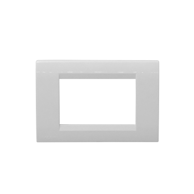 KEP-Y KALOP Placa de Pared Civil 3-Tomas Blanco Cubierta 3-Módulos 122x82mm KL/KS40710