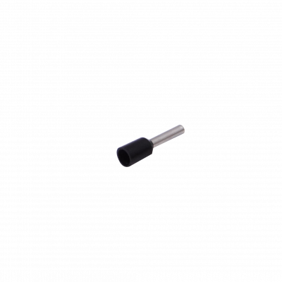 E1008-N Negro 1,0mm2 8/15mm 100-unid AWG18 Ferrules Terminal Aislado Crimpeabl