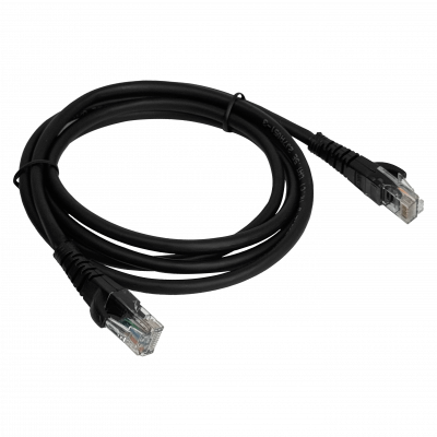 CPN-15L. CABLE DE PARCHEO MULTIHILO INYECTADO LINKMADE CAT5E LSZH NEGRO DE 1,5 METROS
