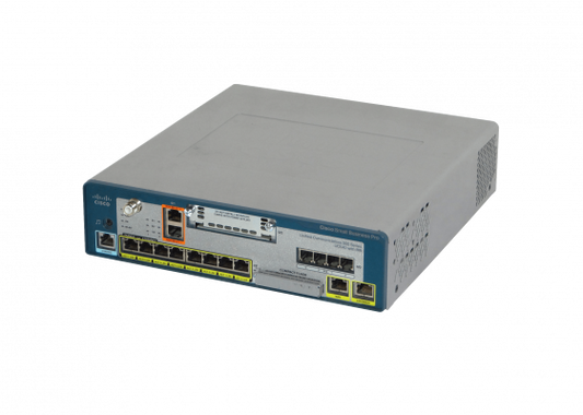 UC540W-BRI-K9-REF CISCO IP-PBX 2-BRI-ISDN 4-FXS 8-PoE 1-RPTNC-2dBi Console WAN Refacc.