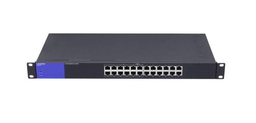 LGS124P LINKSYS 24-1000(12-PoE+at) 120W-tot No-Administrable Rack 100-240VAC