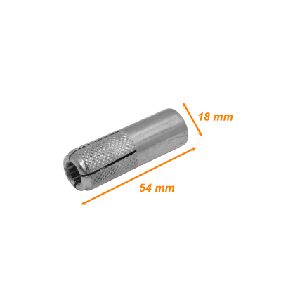 ANCLAJE-M14 Rosca interna M14 Perno de Expansión para Hormigón 18x54mm