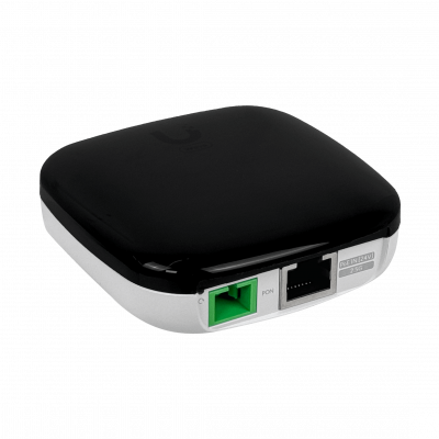 WAVE-FIBER-ONU UBIQUITI Receptor GPON ONU 1-2500 1-SC/APC Monomodo B+ 20km con PoE24V incorporado