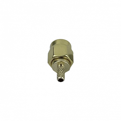 SM1C Conector SMA Macho RG316 para Crimpar Recto CA100 Compatible con RG174