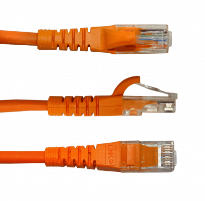 CPB-20L LINKMADE 2MT CAT5E ANARANJADO LSZH CABLE DE CONEXIÓN EXTRUIDO MULTIPAR