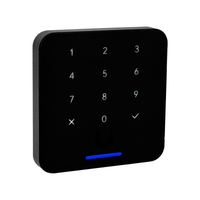 UA-G3-FLEX-B UI Negro Identificador NFC-ID Teclado Bluetooth4.1 13,56MHz PoE 1-100 IP55 Control de Acceso