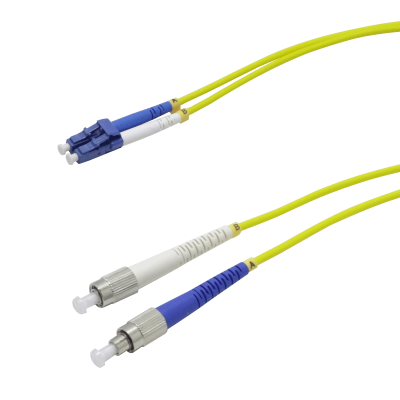 JFSLF5 Cable de Conexión de Fibra Óptica Monomodo SM Dúplex LC-FC de 5 metros 9/125µm LSZH