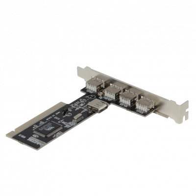 PCIUSB2 Tarjeta PCI-Legacy 5-USB2.0 5-USB-AH (4-ext 1-int) Chipset VIA-VT6212L
