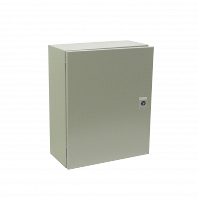 ST4-520 TIBOX 500x400x200mm 1-puerta-sin/Cerradura Caja Metálica IP66 Beige