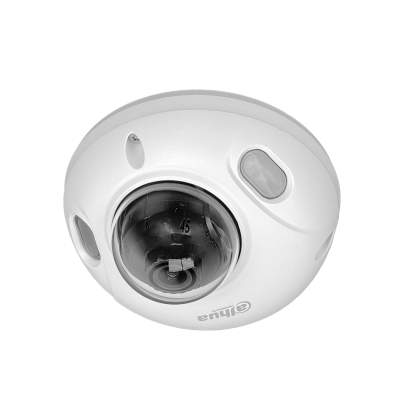 3541 DAHUA Cámara Compacta Domo 5MP Óptica Fija-2,8mm IP67 IK10 PoE RCA IR30mt WizSense