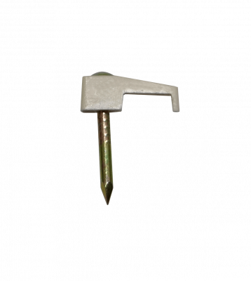 GRAMPA-8 KALOP 100-UN Nº8 Blanca 2,45x7mm Clavo-14x1,8mm Galvanizado Fijación-Cable
