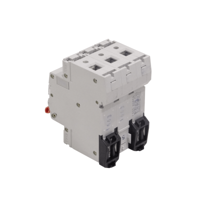 AUTOMATICO-63A3 Disyuntor Magnetotérmico Trifásico 3 Polos x 63A Poder de Corte 15kA Tensión 230/400V Curva C Modelo BKN-b