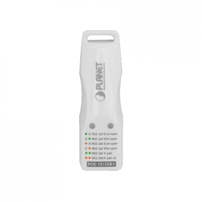 POE-TESTER+ PLANET Comprobador PoE++ af/at Indicador MID-SPAN END-SPAN 1-RJ45