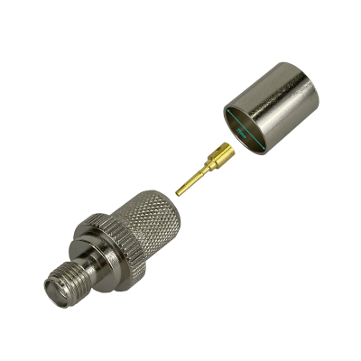 SH4C Conector .SMA-Hembra CA400 LMR400 Crimpeable Serie-400