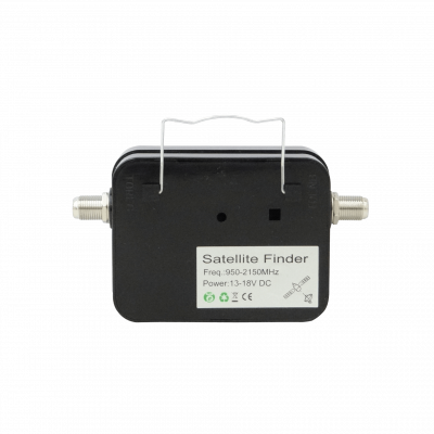 SAT-FINDER Localizador Satelital Medidor de Satélite 2 Conectores F-Hembra 950-2150MHz 13-18VDC