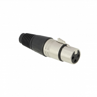 X3H Conector hembra XLR 3 pines XLR3-H soldable para aplicaciones DMX
