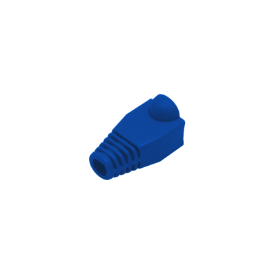 RJC-BA Tapa Protectora para Conector RJ45 Color Azul Paquete de 100 Unidades