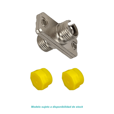 FASFE FC-FC SM/MM Rectangular SX Acoplador p/Fibra Adaptador p/Caja/Cabecera-CL