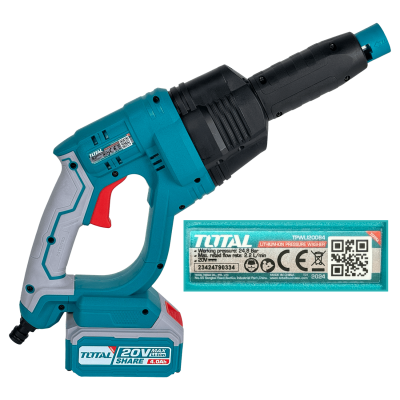 HIDROLAVA-20V TOTAL Lavadora a Presión Portátil 20V 25Bar 132L/H TPWLI20084