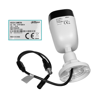 FW1500 DAHUA Bala 5MP IR30mt Fijo-2,8mm IP67 Audio Camara Analoga HDCVI