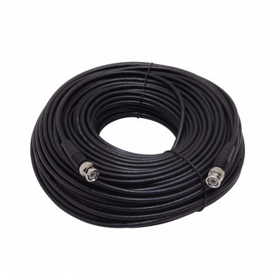 BM2-50MT Cable coaxial RG59 de 50 metros con terminaciones BNC macho a BNC macho, color negro, para CCTV, longitud 5000cm (50,0mt) RG-59