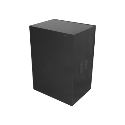 RK17-4E LINKMADE Armario de Seguridad 17U 45cm de Fondo Negro con 2 Ventiladores y 1 Repisa
