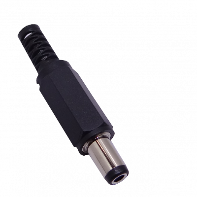 PLUG-2555 Conector de alimentación DC de 5,5x2,5mm y 9mm de longitud para soldar modelo K-311W