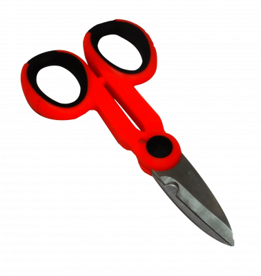 KCS RUBICON Tijera para corte de Kevlar en acero inoxidable de 140mm