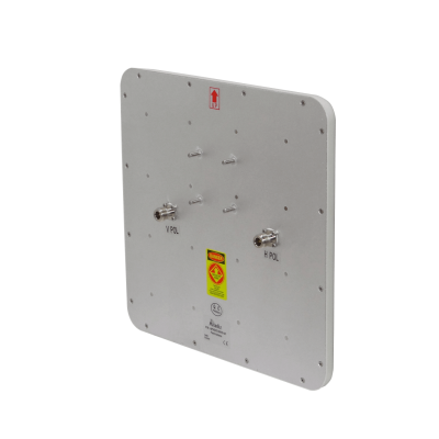 AP3437G18M2-NF ALTELIX 3,4-3,7GHz DoblePolaridad Panel 18dBi 15x15º 2x2 2-N-Hembra 307x307mm
