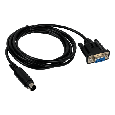 RS232-DIN Cable para PLC Melsec RS232 1.8m DIN Macho (PS2) a DB9 Hembra (DE-09) 180cm