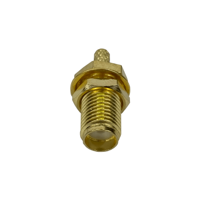 SH1C Conector coaxial crimpeable SMA hembra para cable RG316 y RG174, modelo CA100