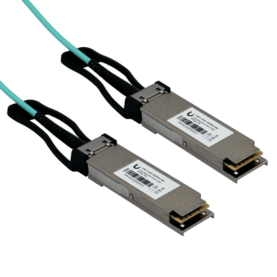 UA7-10 UI 10mt QSFP28-100Gbps Cable 3mm Fibra-MM Directa AOC-QSFP28-10M