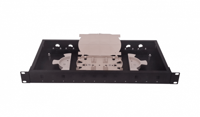CFR12CL LINKMADE PANEL FIJO 12-SC 24-LC DISTRIBUIDOR DE FIBRA 1U REQUIERE ACOPLADORES RECTANGULARES