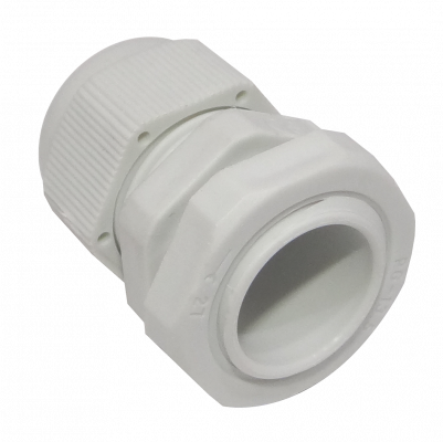PG-13 6-12mm Pasacables Roscado PG13.5 PVC con Tapa Contra Accidentes