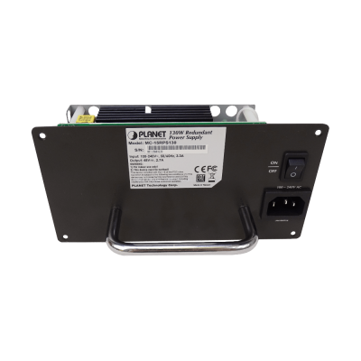 MC-15RPS130 PLANET Módulo de Alimentación de Respaldo para Chasis MC-1500R 100-240VAC 130W