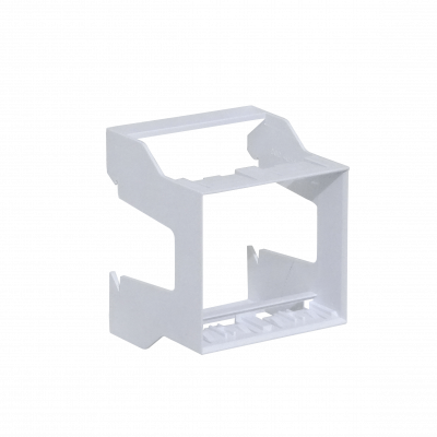 KEP-E2 KALOP Soporte para 2 Módulos KEP compatible con Riel Din-35mm Ancho-52mm Alto-65mm