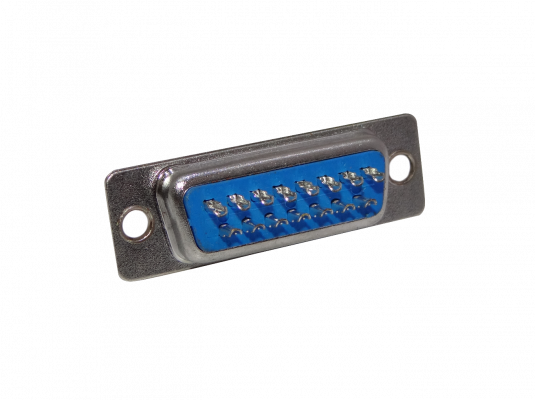 DB15-M Macho DA-15 DB15-Ancho(2-hileras) 39mm 15-pin Conector para Soldar sin/Cubierta