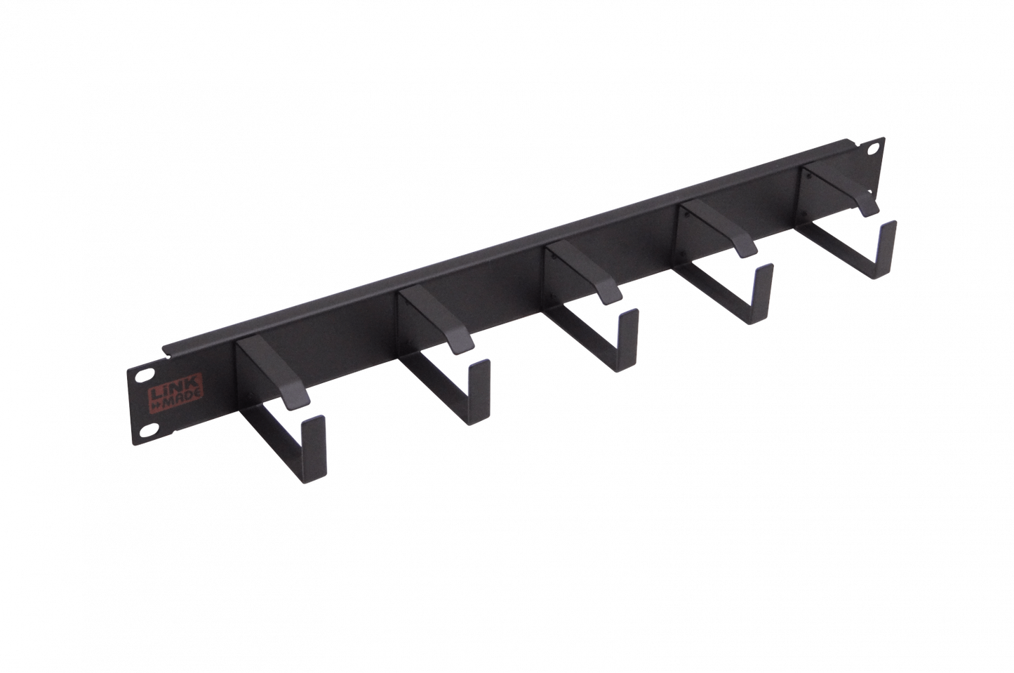 RAD-1G 1U-44mm Soportes Metálicos para Rack Ordenador Negro Fondo-79mm