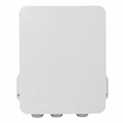 BOX-12C 12-Manguito 8-CL-Rectangular IP65 Caja Blanca Terminacion Fibra NAP
