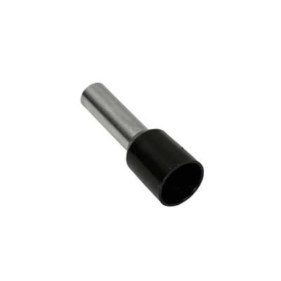 E6012-N Negro 6,0mm2 12/20mm 100-unid AWG10 Terminales Aislados Crimpables