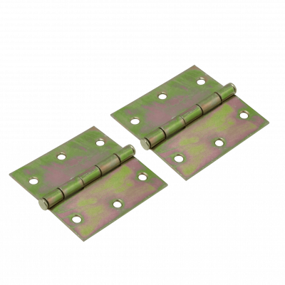 BISA-35 2-Bisagras 89x89mm x2,0 3-Tornillos incluidos-12-Tornillos 3,5x3,5-Pulgadas